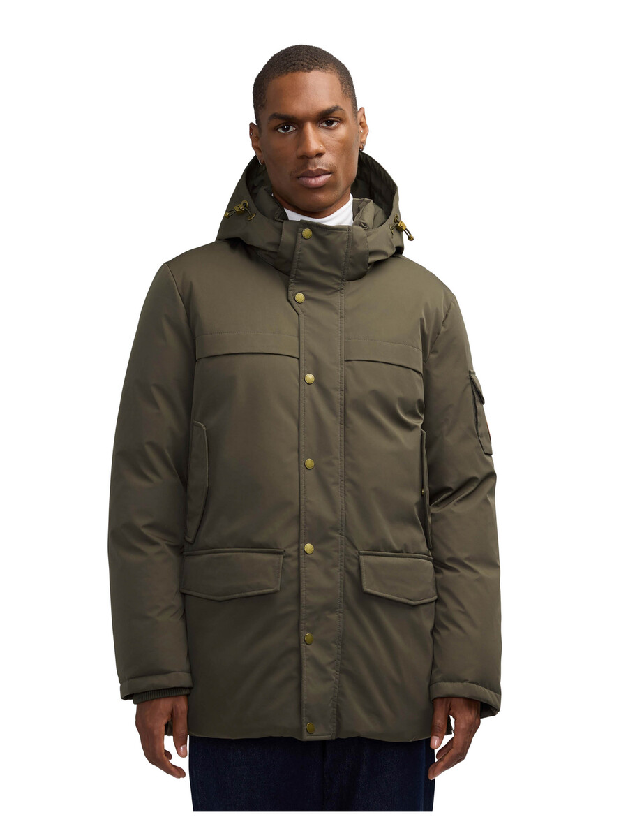 edgar parka mit abnehmbarer kapuze