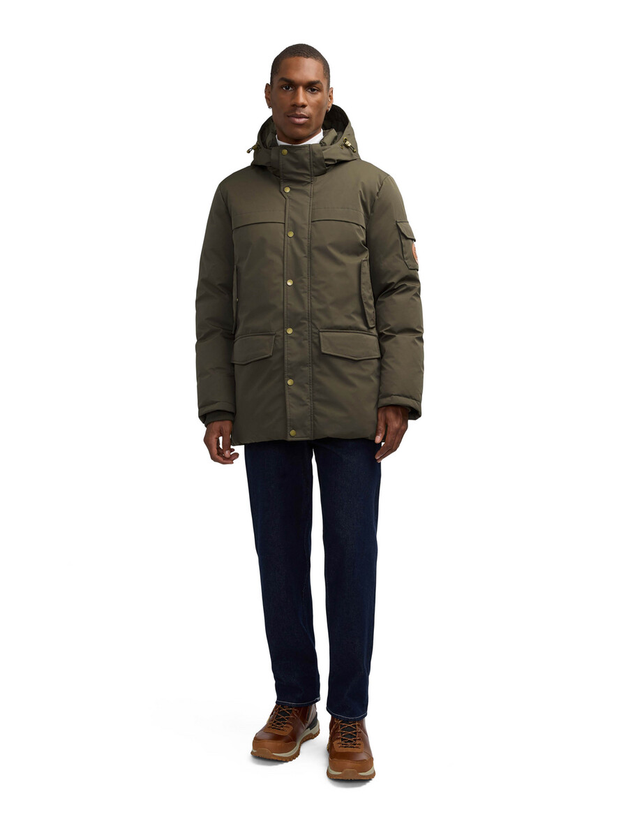 edgar parka mit abnehmbarer kapuze