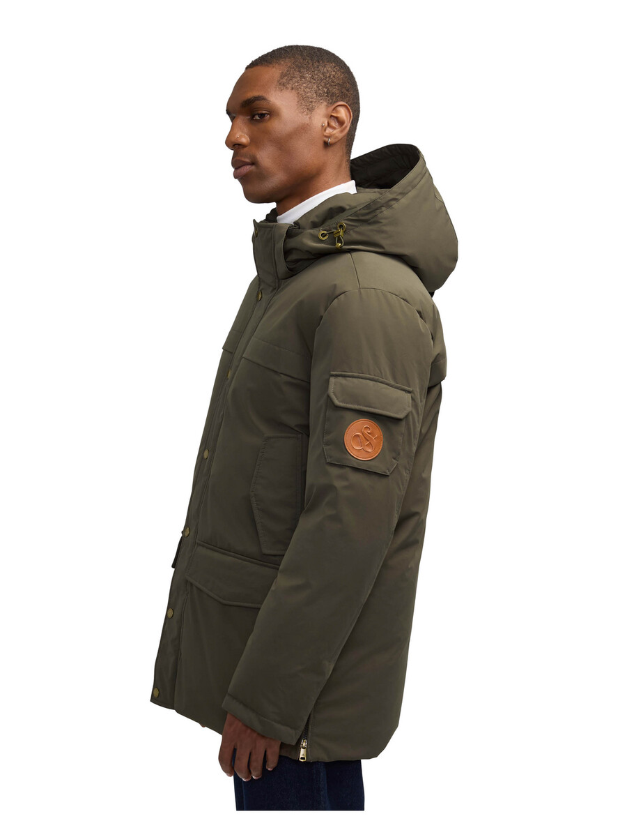 edgar parka mit abnehmbarer kapuze