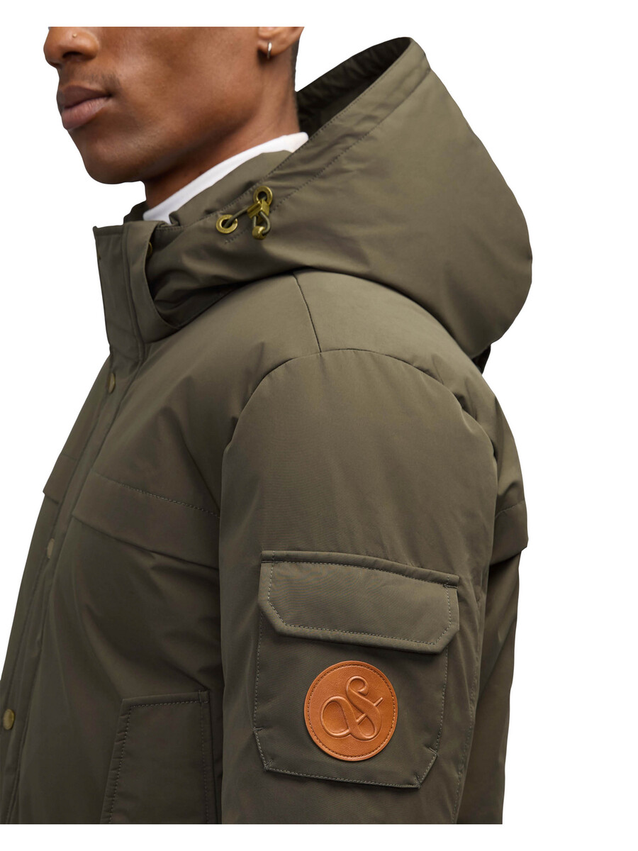 edgar parka mit abnehmbarer kapuze