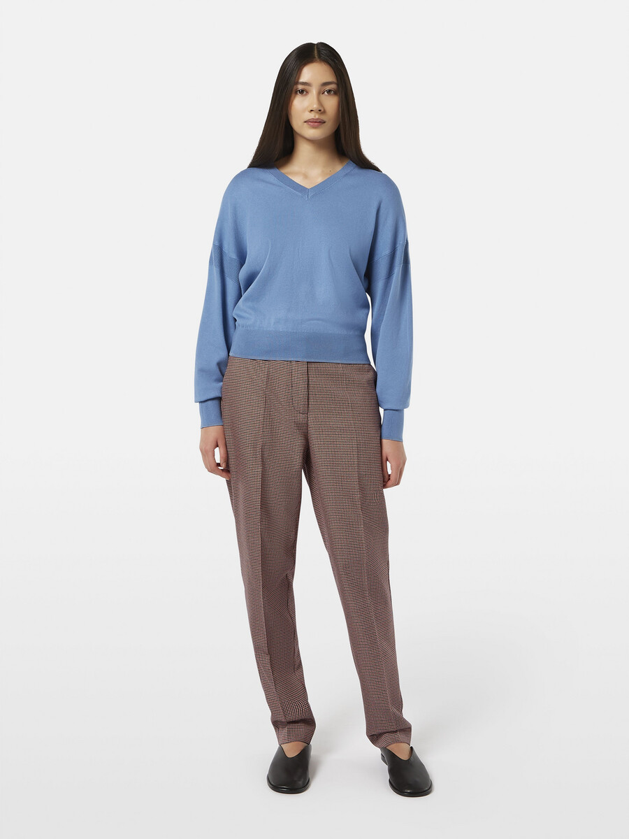 lowry tailored slim check pant