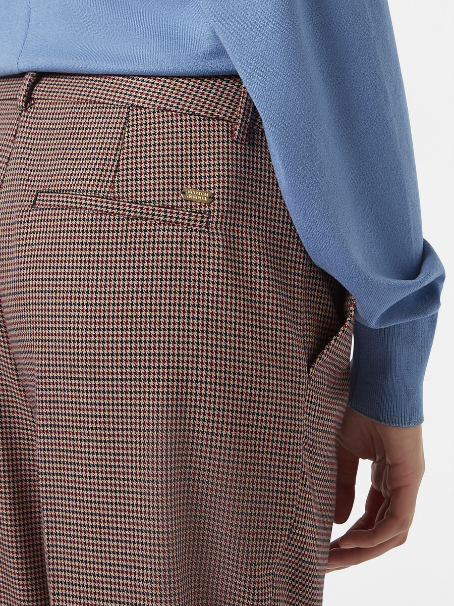 lowry tailored slim check pant