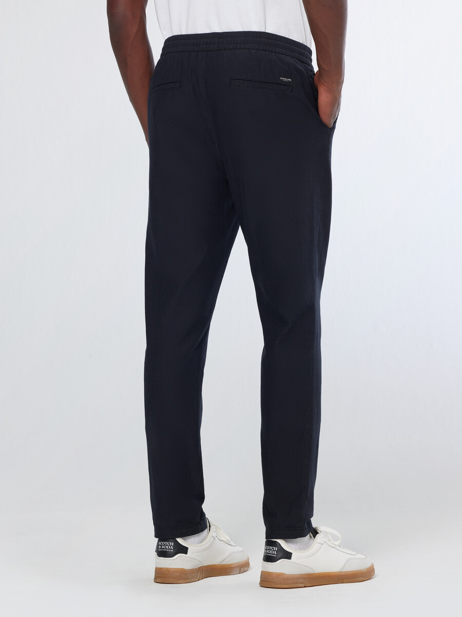 essentials — warren jogginghose aus baumwoll-leinen-twill