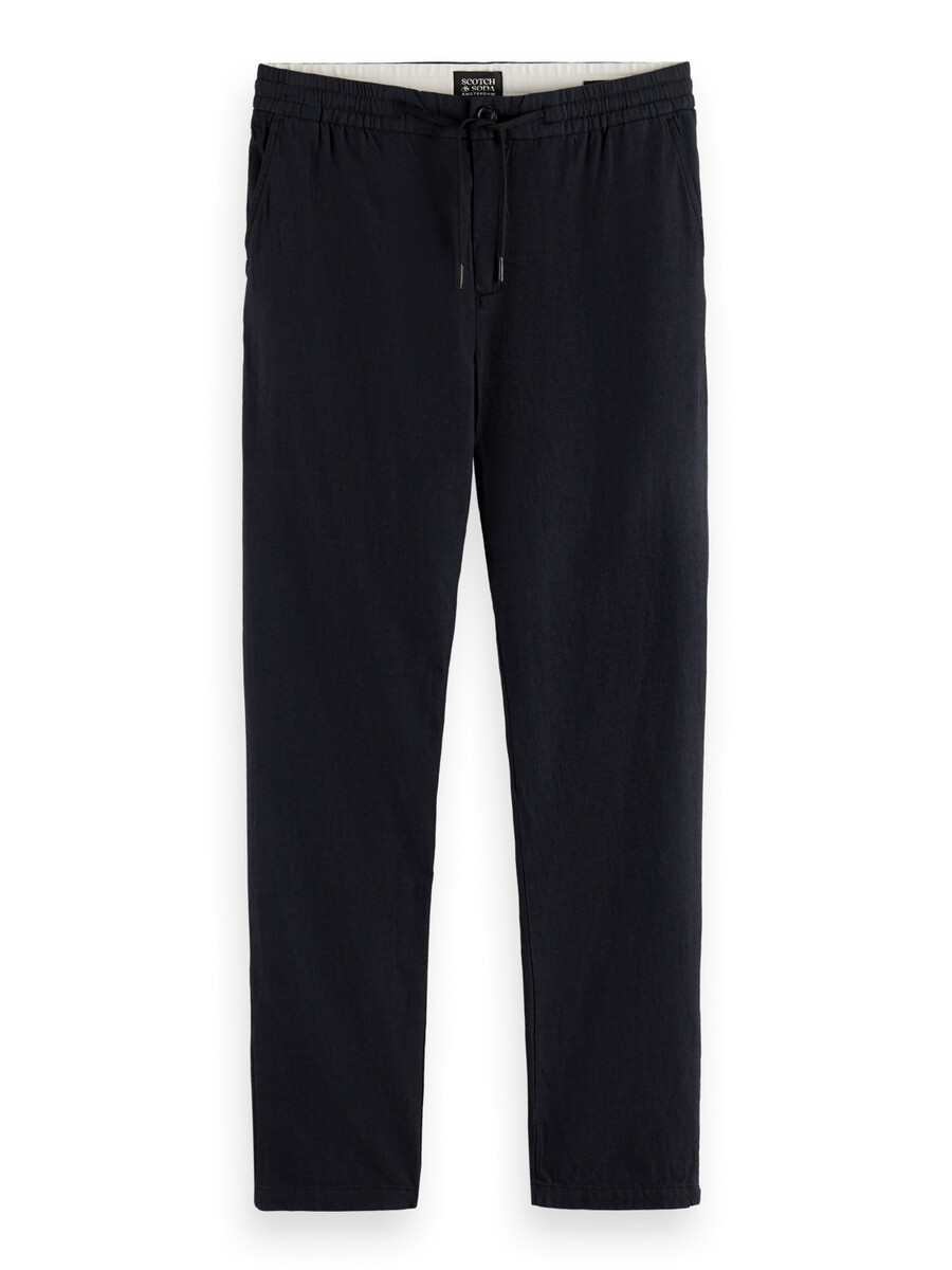 essentials — warren jogginghose aus baumwoll-leinen-twill
