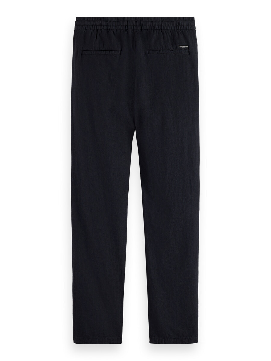 essentials — warren jogginghose aus baumwoll-leinen-twill