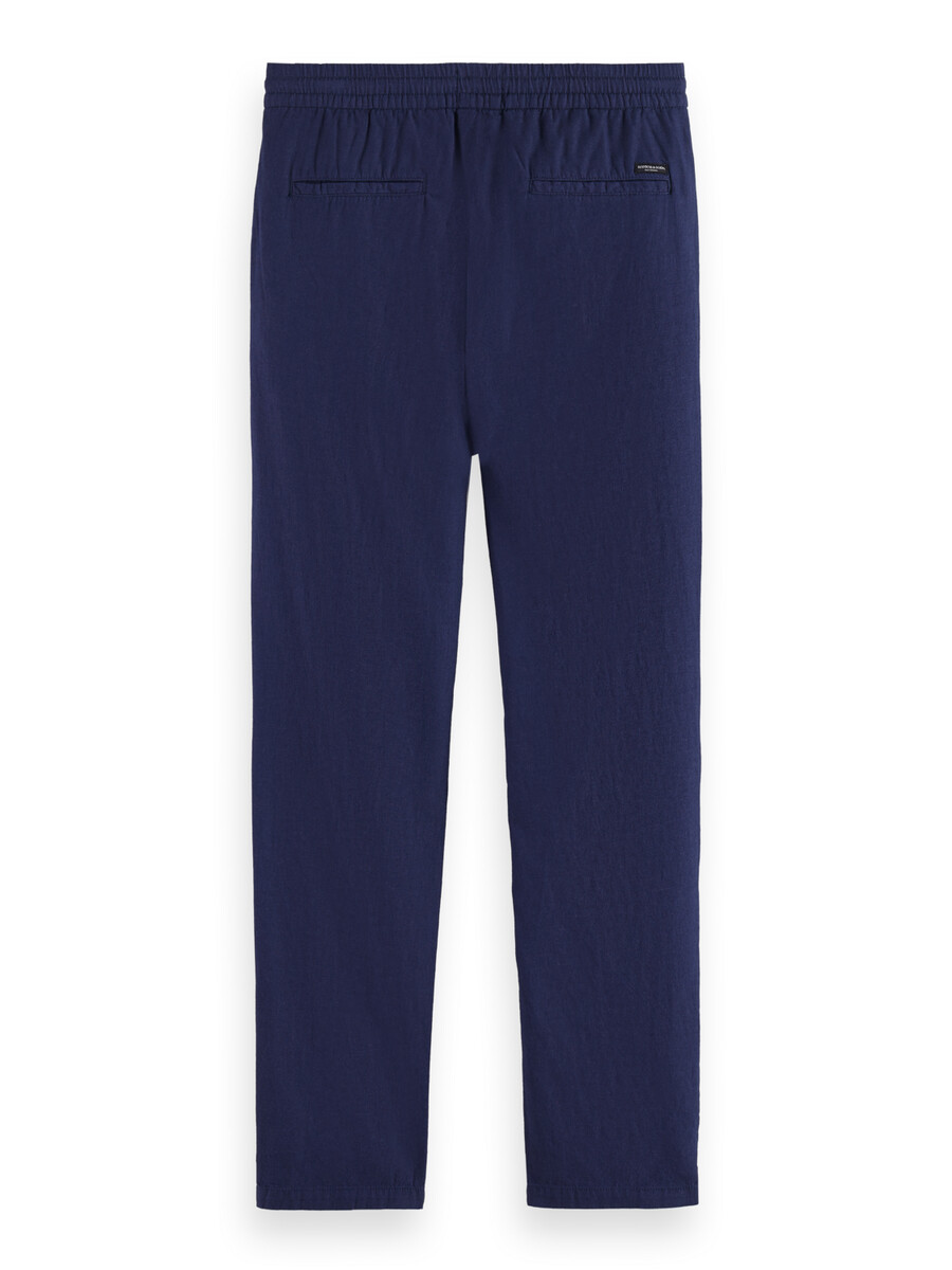 essentials — warren jogginghose aus baumwoll-leinen-twill