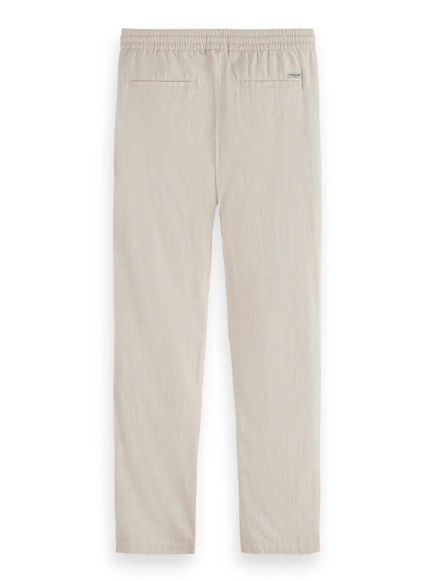 essentials — warren jogginghose aus baumwoll-leinen-twill