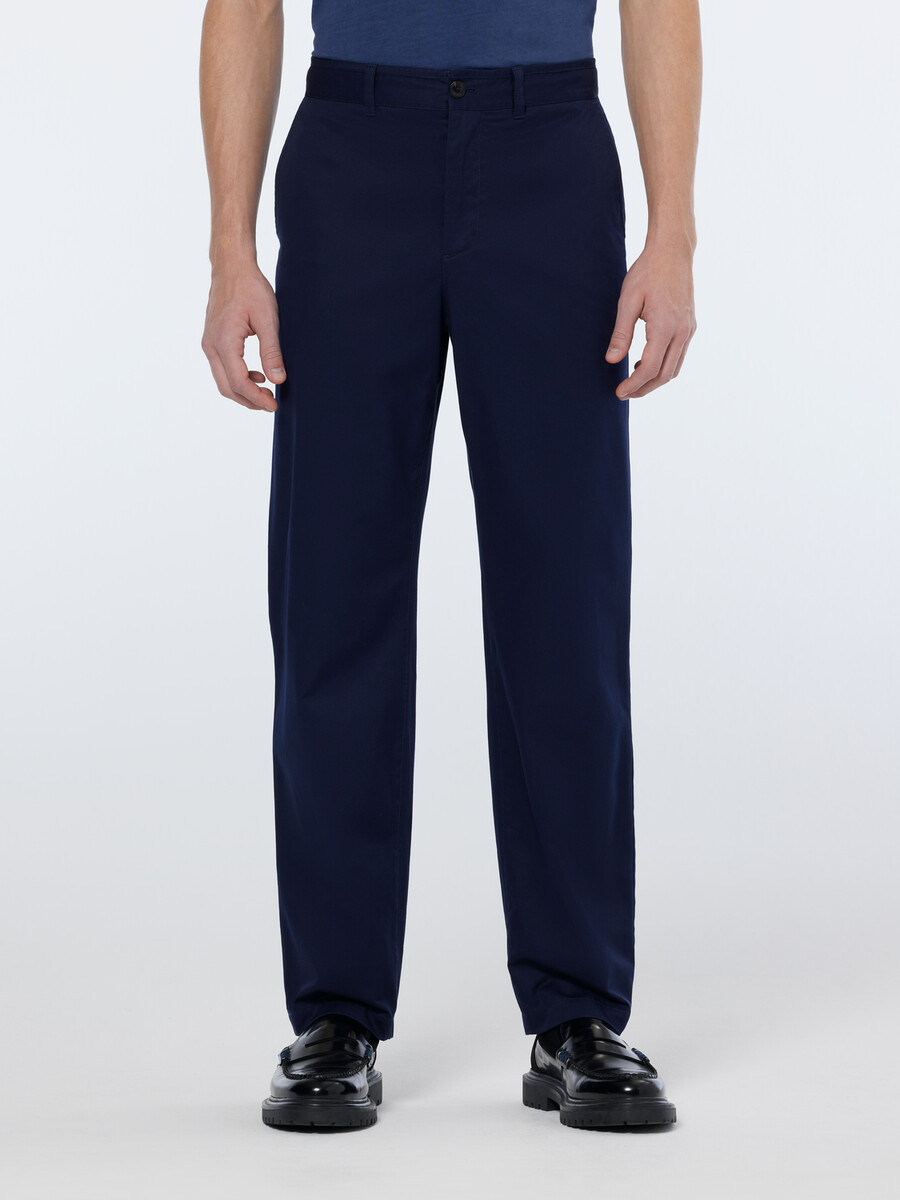 chino aus geradem baumwoll-twill