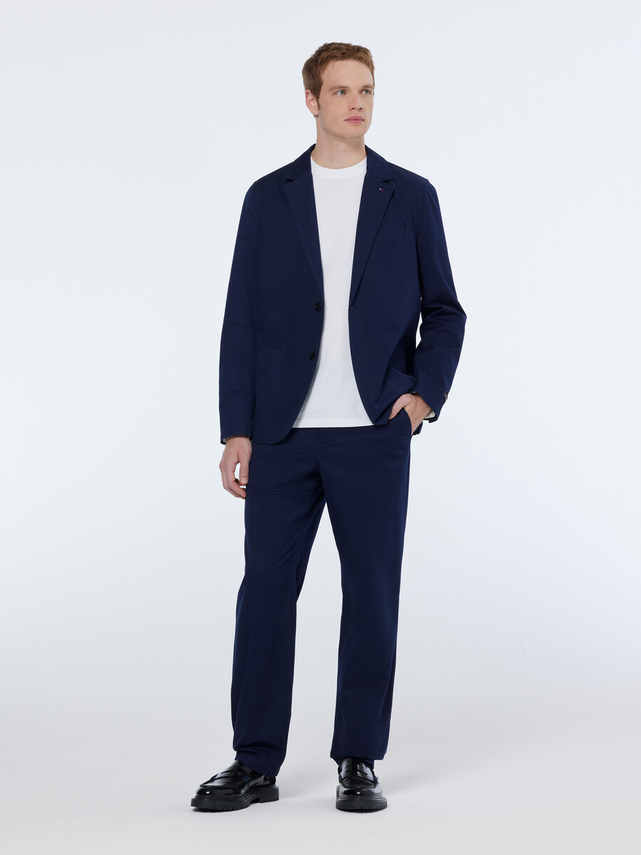 chino aus geradem baumwoll-twill