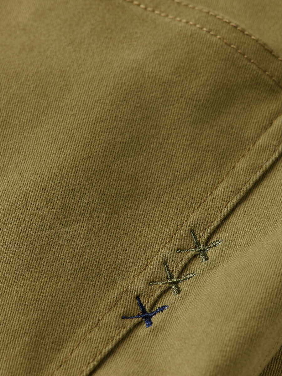 ralston chino-hose aus gewaschener baumwollmischung