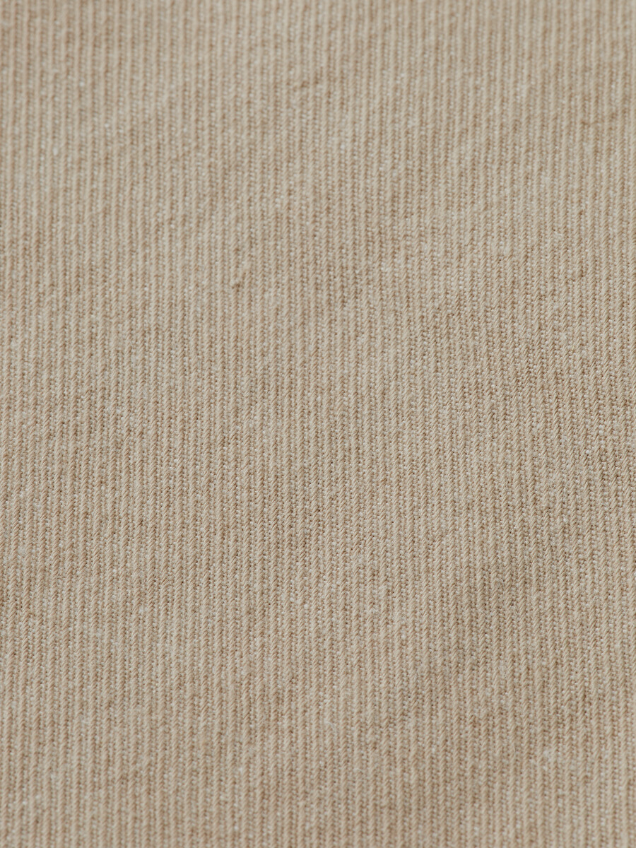 otis – chino mit geradem schnitt aus baumwoll-leinen-twill in entspannter passform
