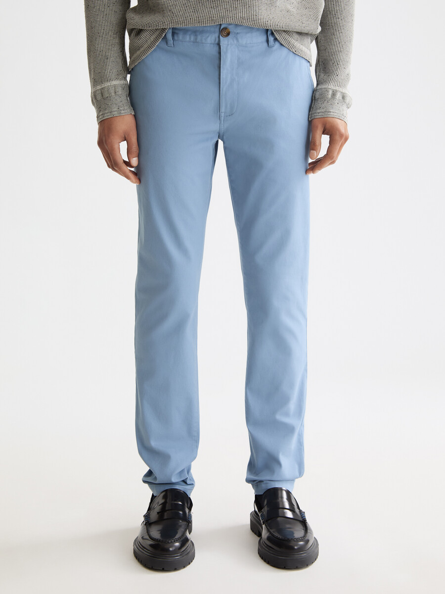 seasonal core - mott - chino aus gewaschener baumwollmischung