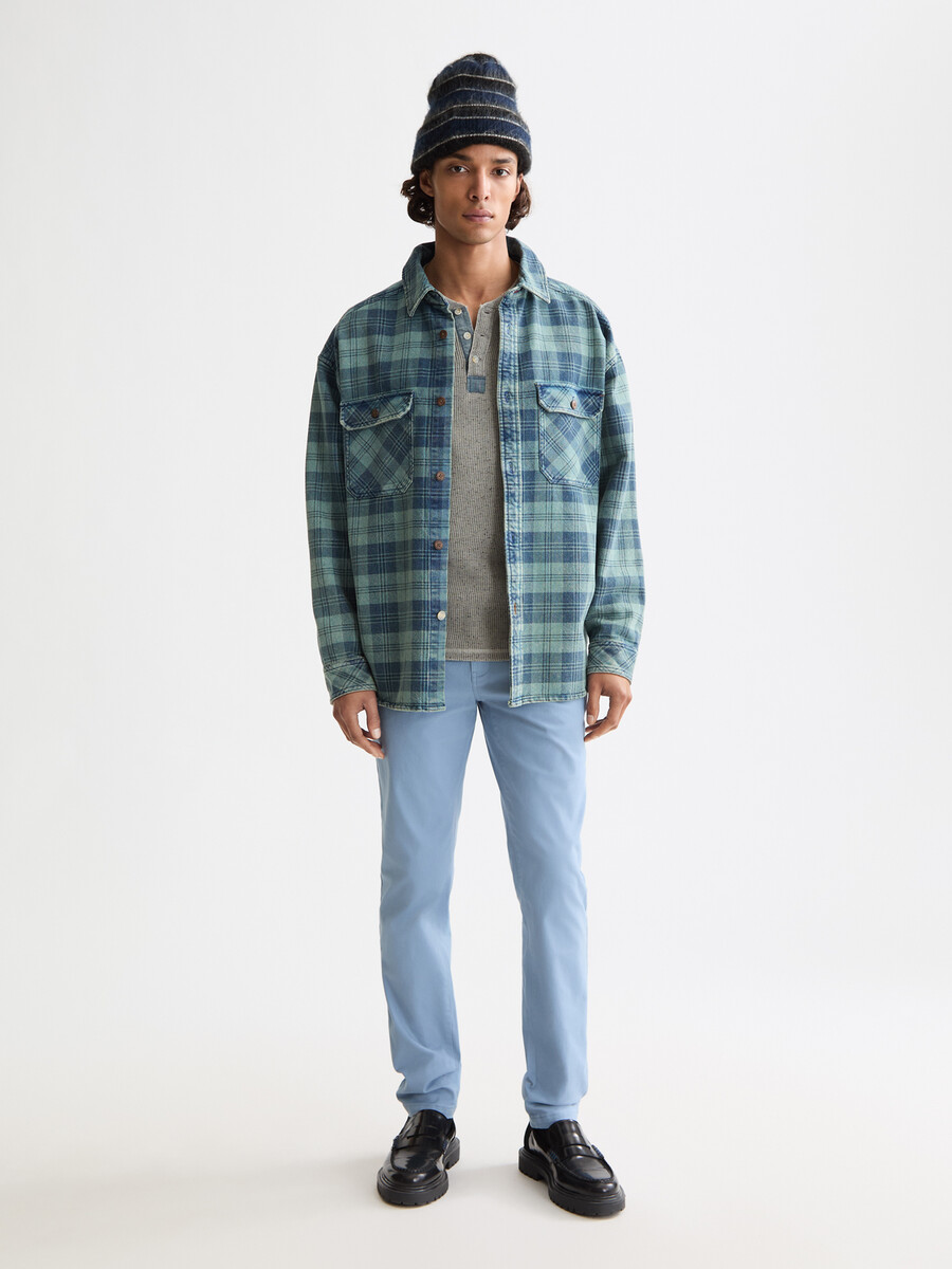 seasonal core - mott - chino aus gewaschener baumwollmischung