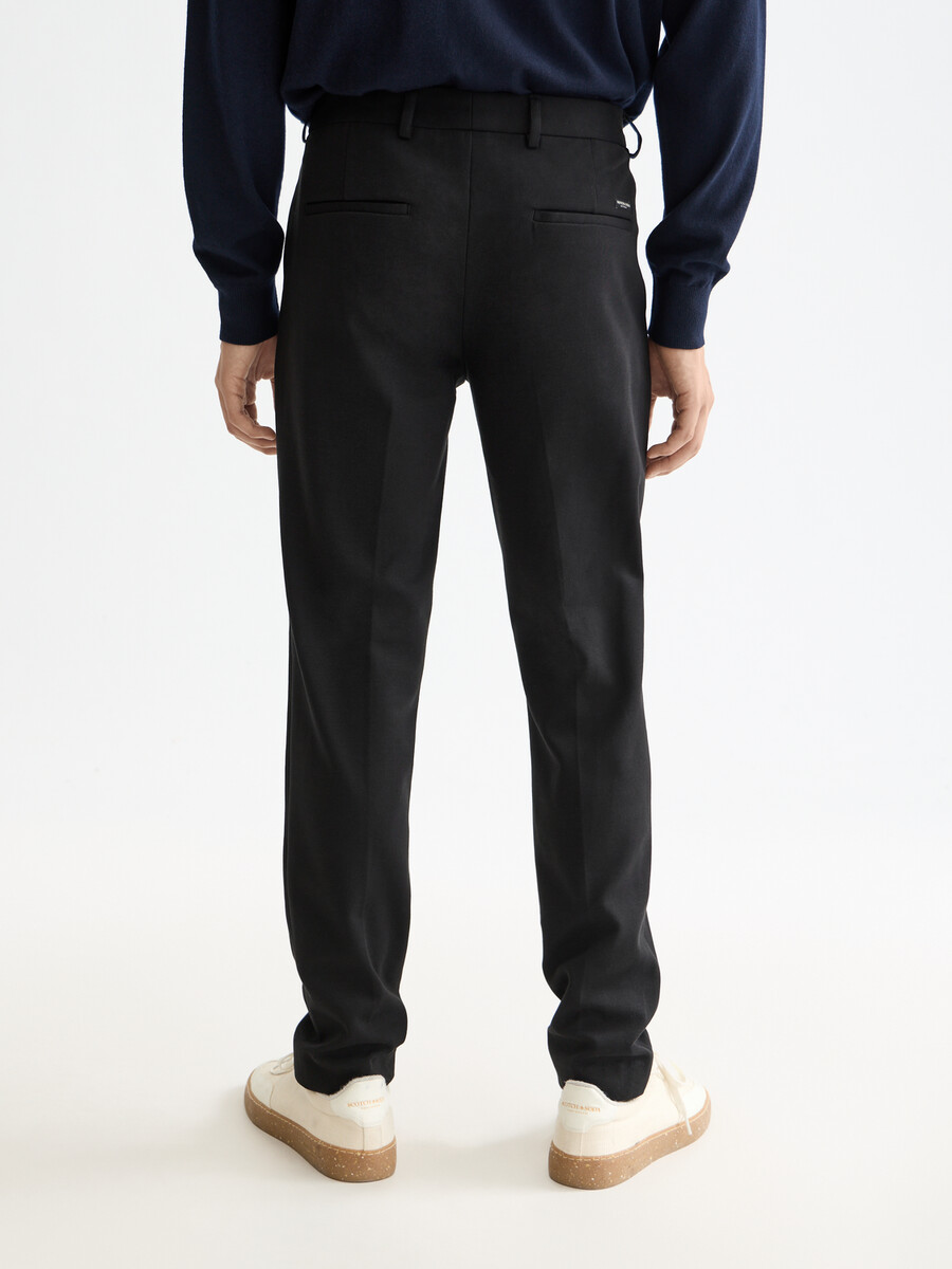 core mott tailored knitted yarn dyed chino