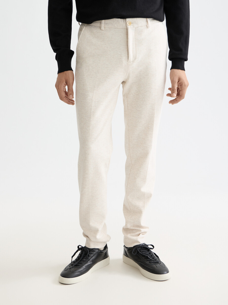 core - mott - maßgeschneidertes gestricktes garngefärbtes chino