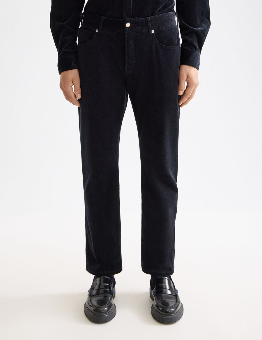 die zee-straight-pants aus farbigem cord