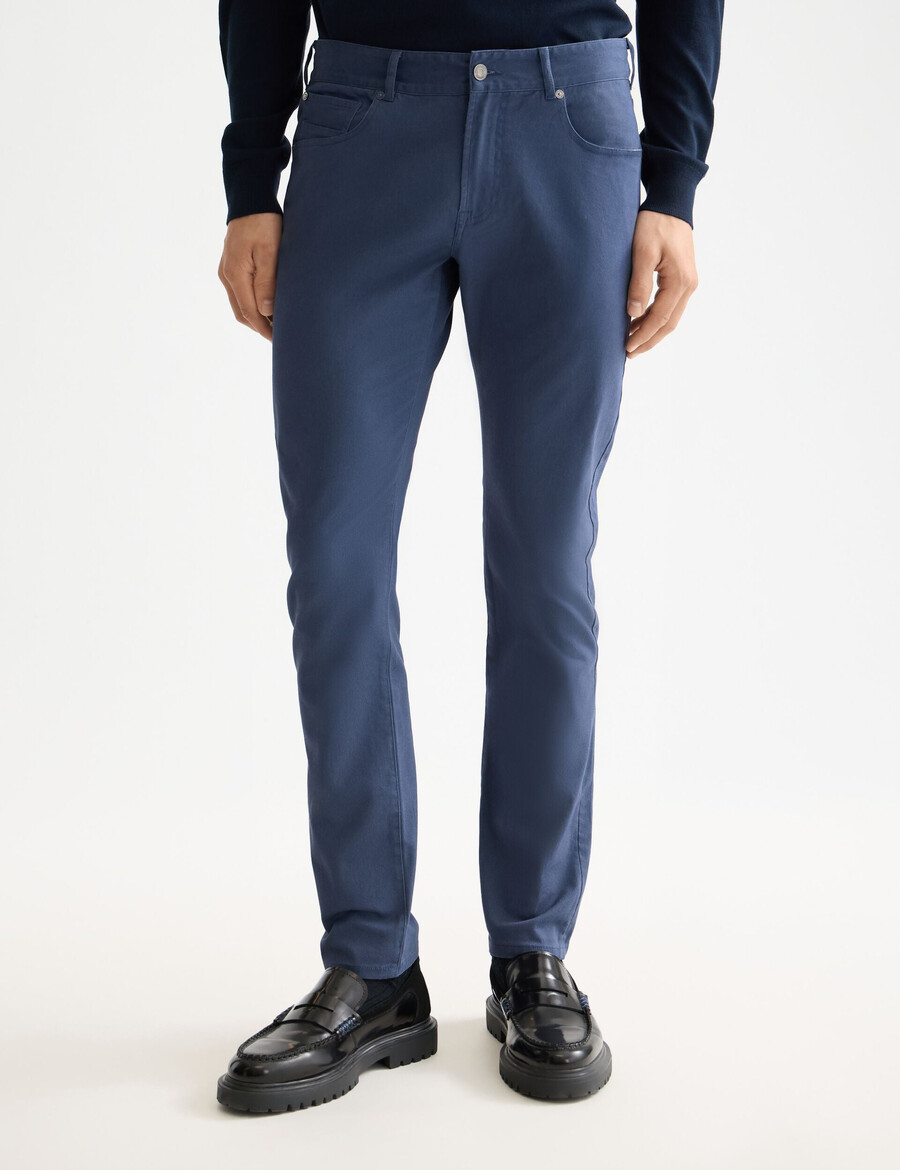 ralston - hose aus baumwollmischgewebe mit schmaler passform und 5 taschen