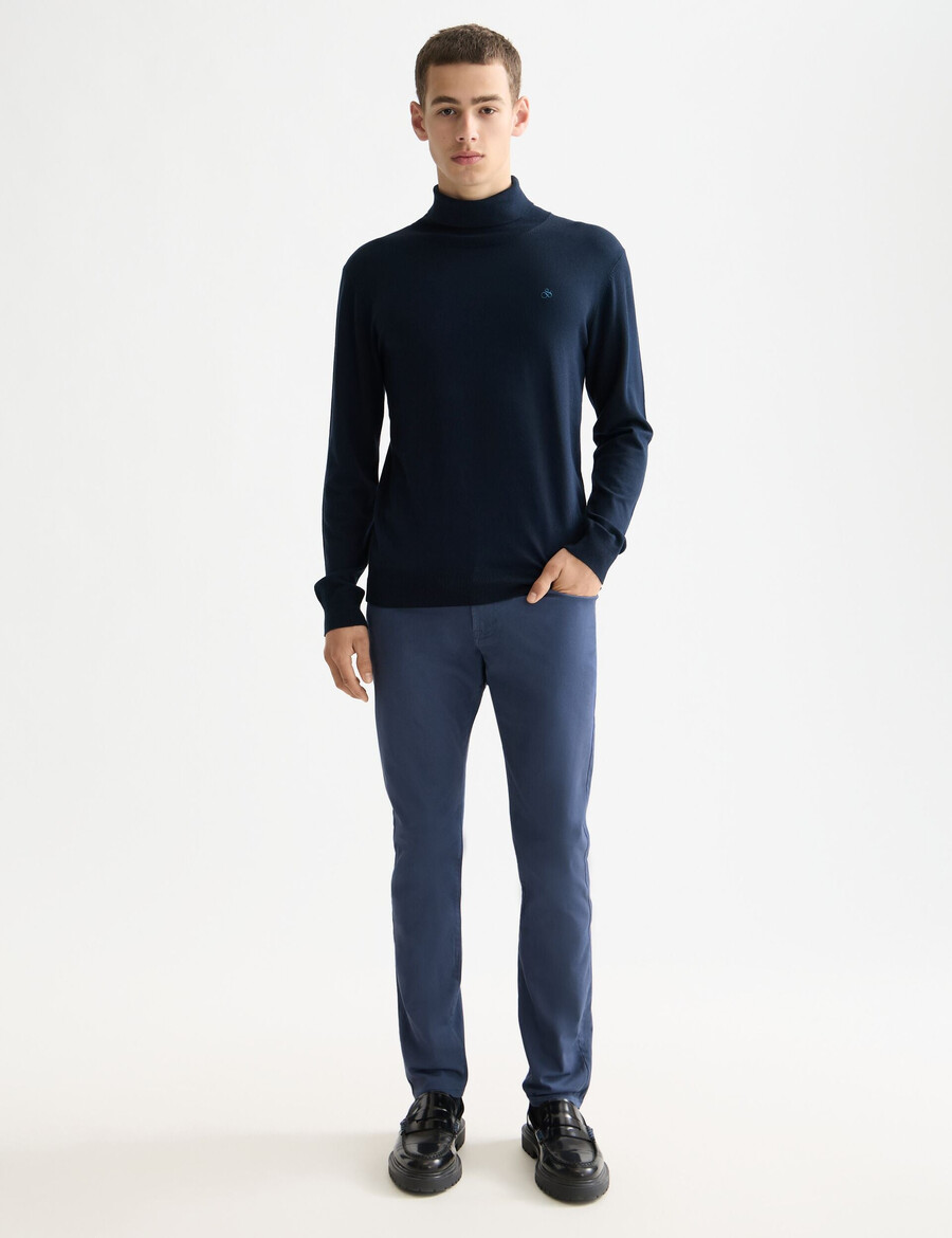 ralston - hose aus baumwollmischgewebe mit schmaler passform und 5 taschen