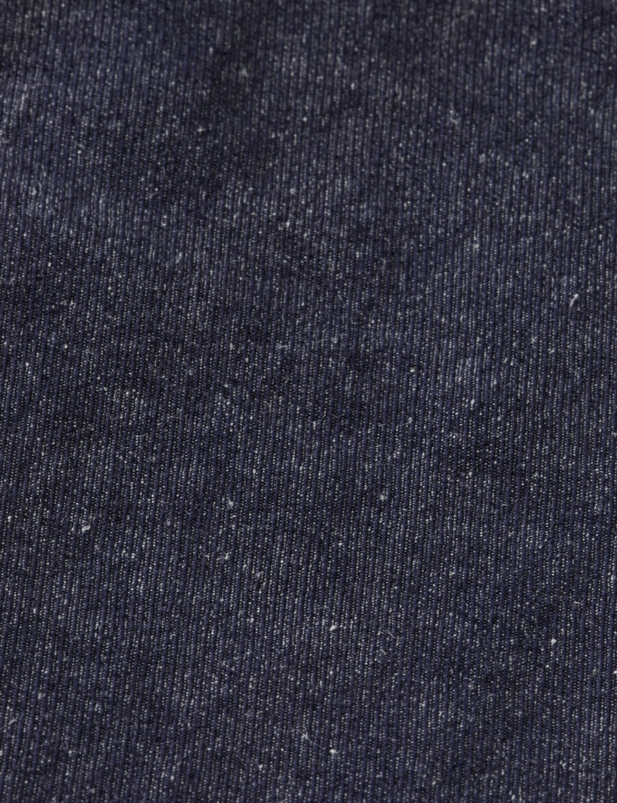 otis – chino aus baumwoll-leinen-twill mit lockerer gerader passform