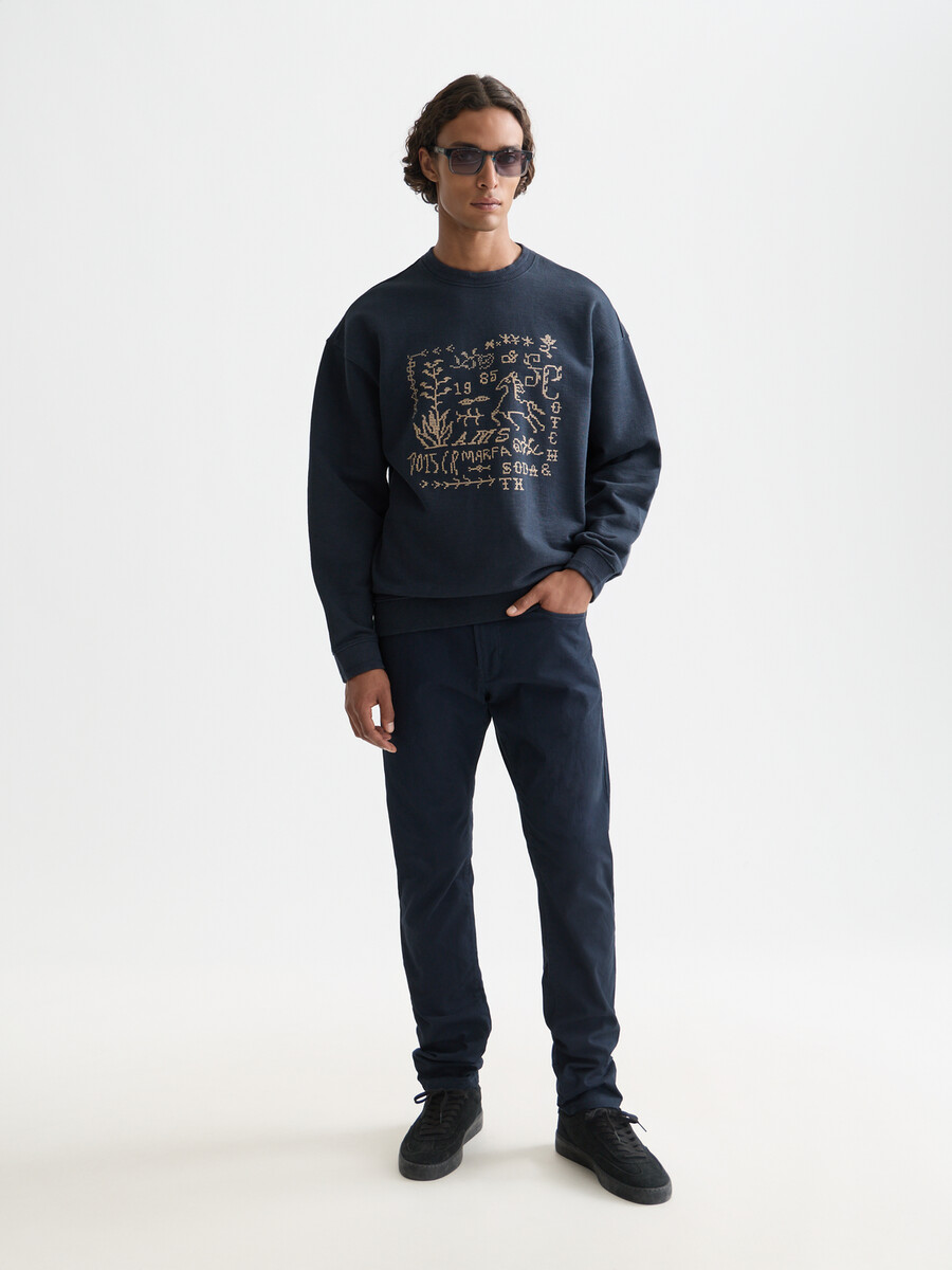 ralston stretch-baumwoll-twill-hose mit 5 taschen