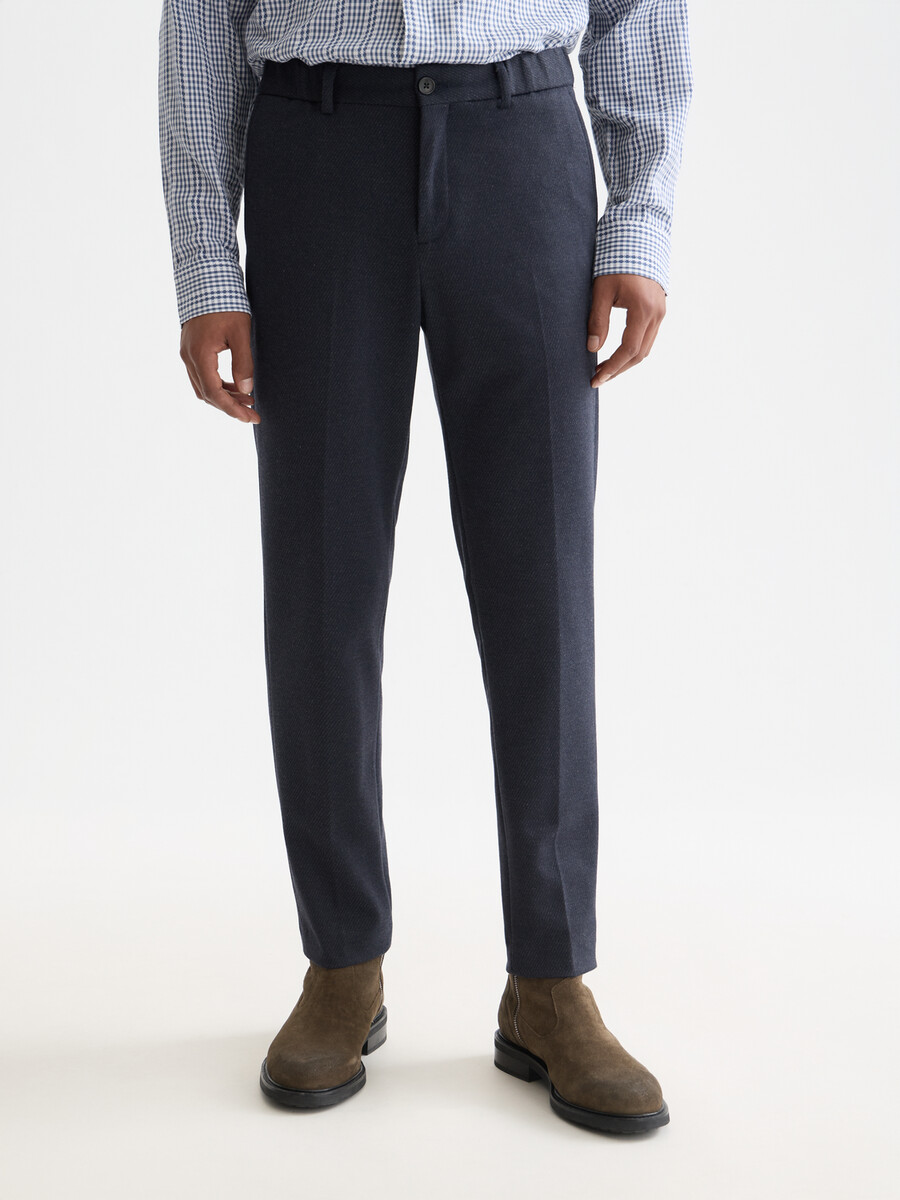 finch tailored jersey yarn-dyed tapered jogger