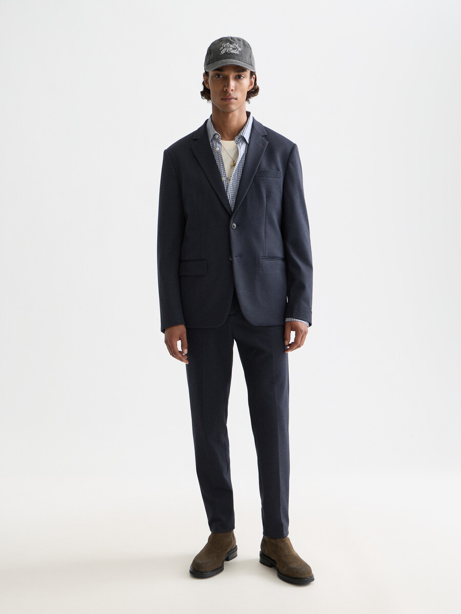 finch tailored jersey yarn-dyed tapered jogger