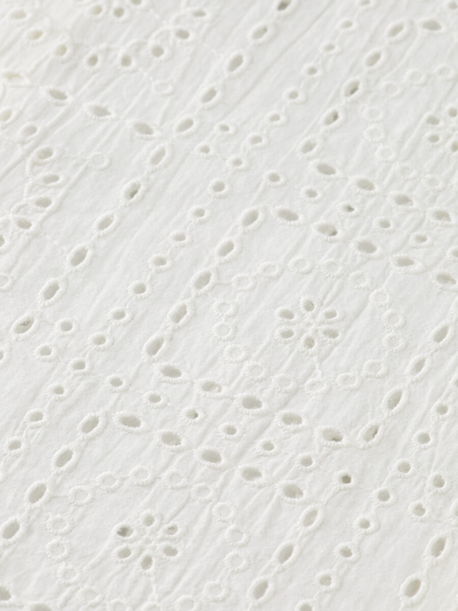 hemd mit lockerer passform und broderie anglaise