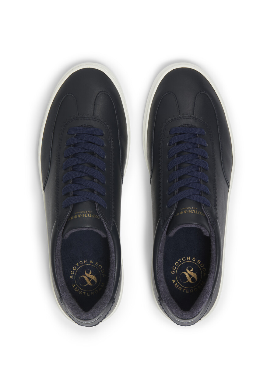 plakka leder-sneaker