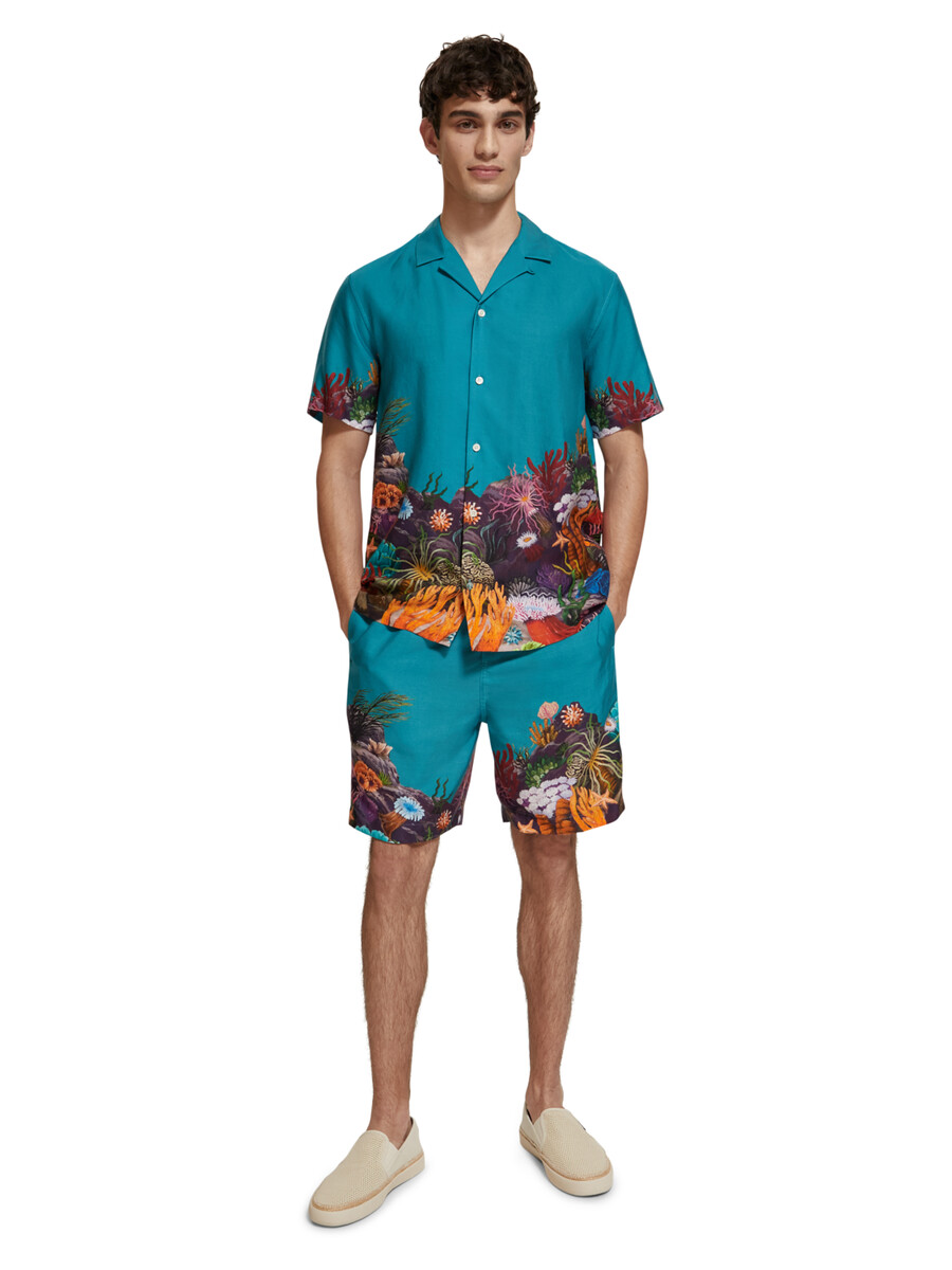 seanery bermuda-shorts mit print