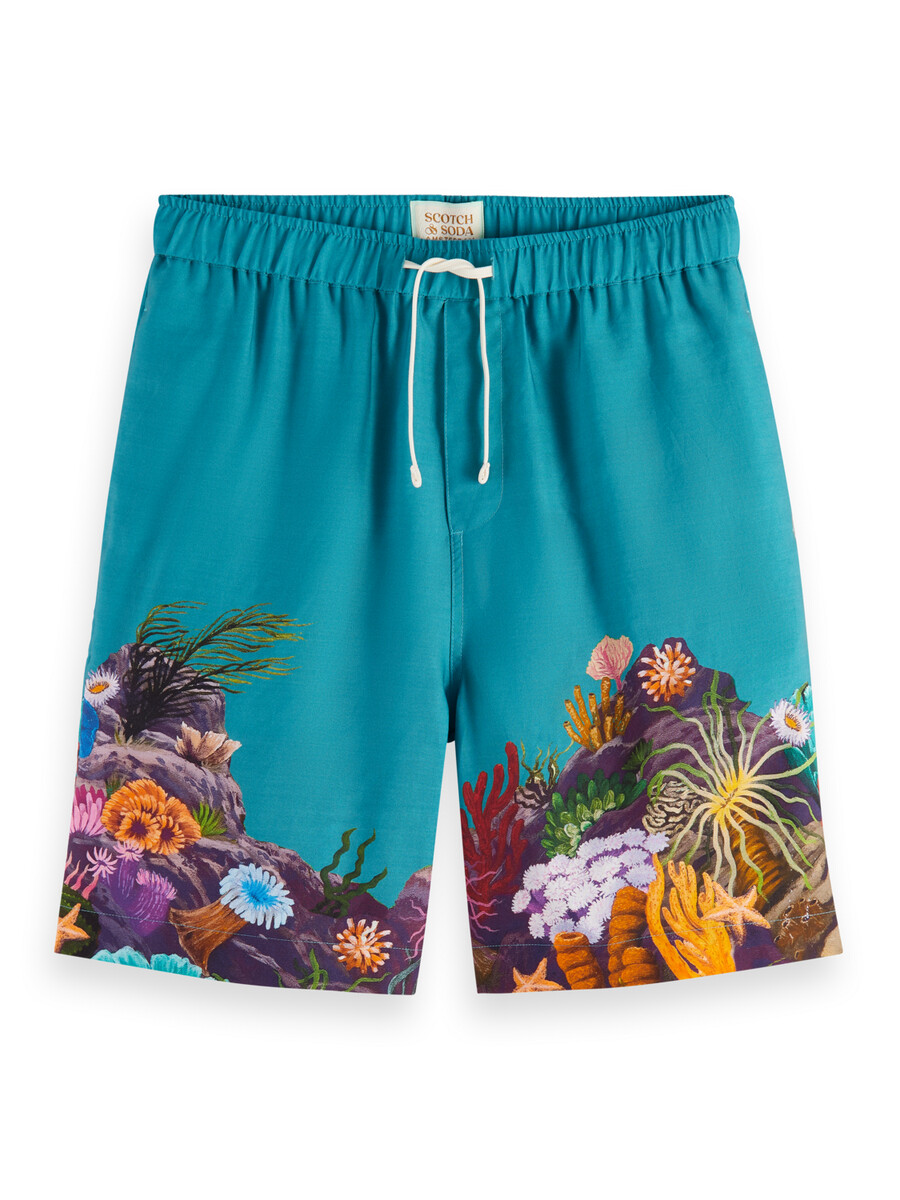 seanery bermuda-shorts mit print