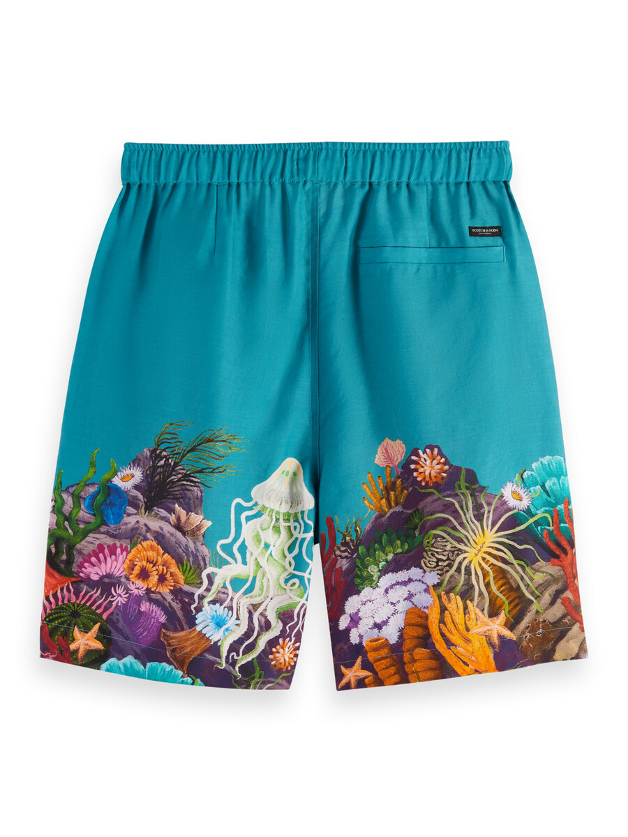 seanery bermuda-shorts mit print