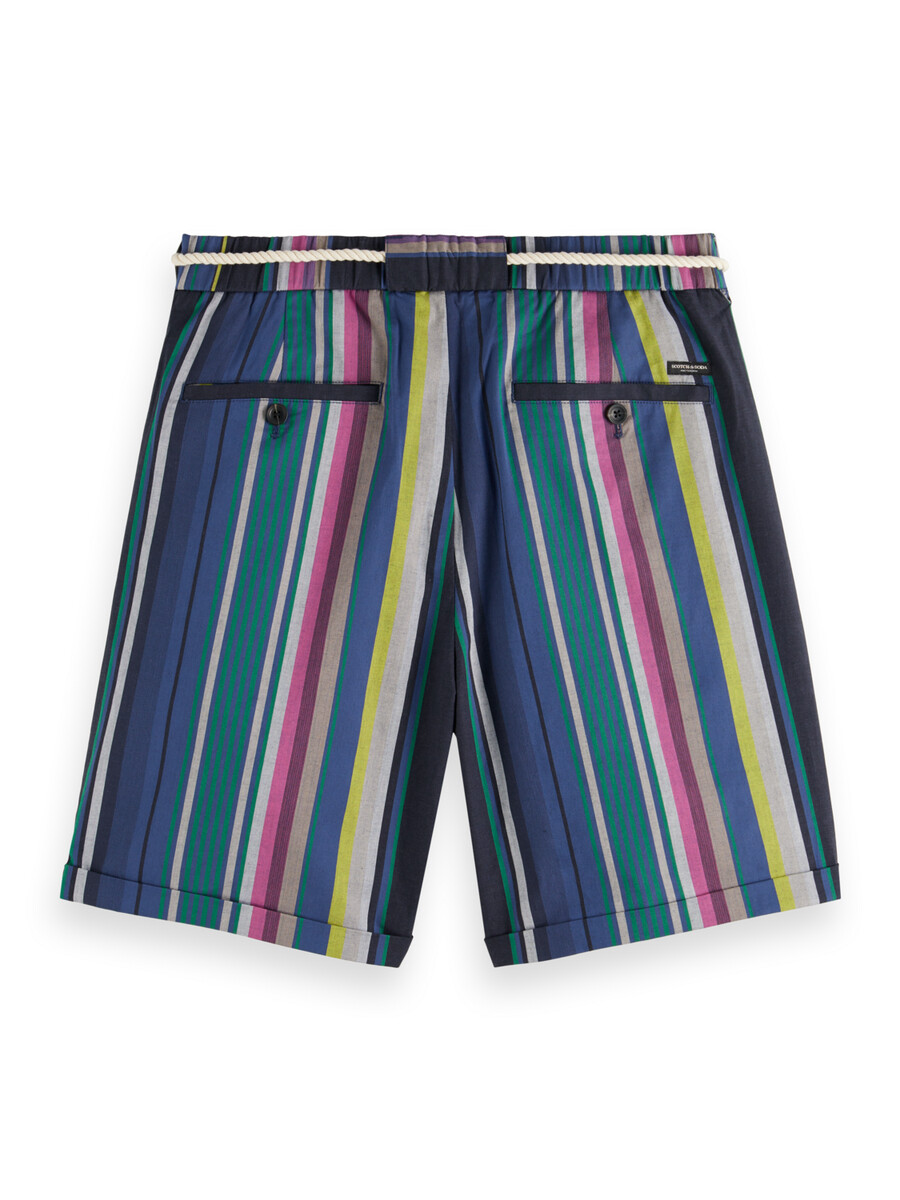 twilt decke - gestreifter baumwoll-twill kurz