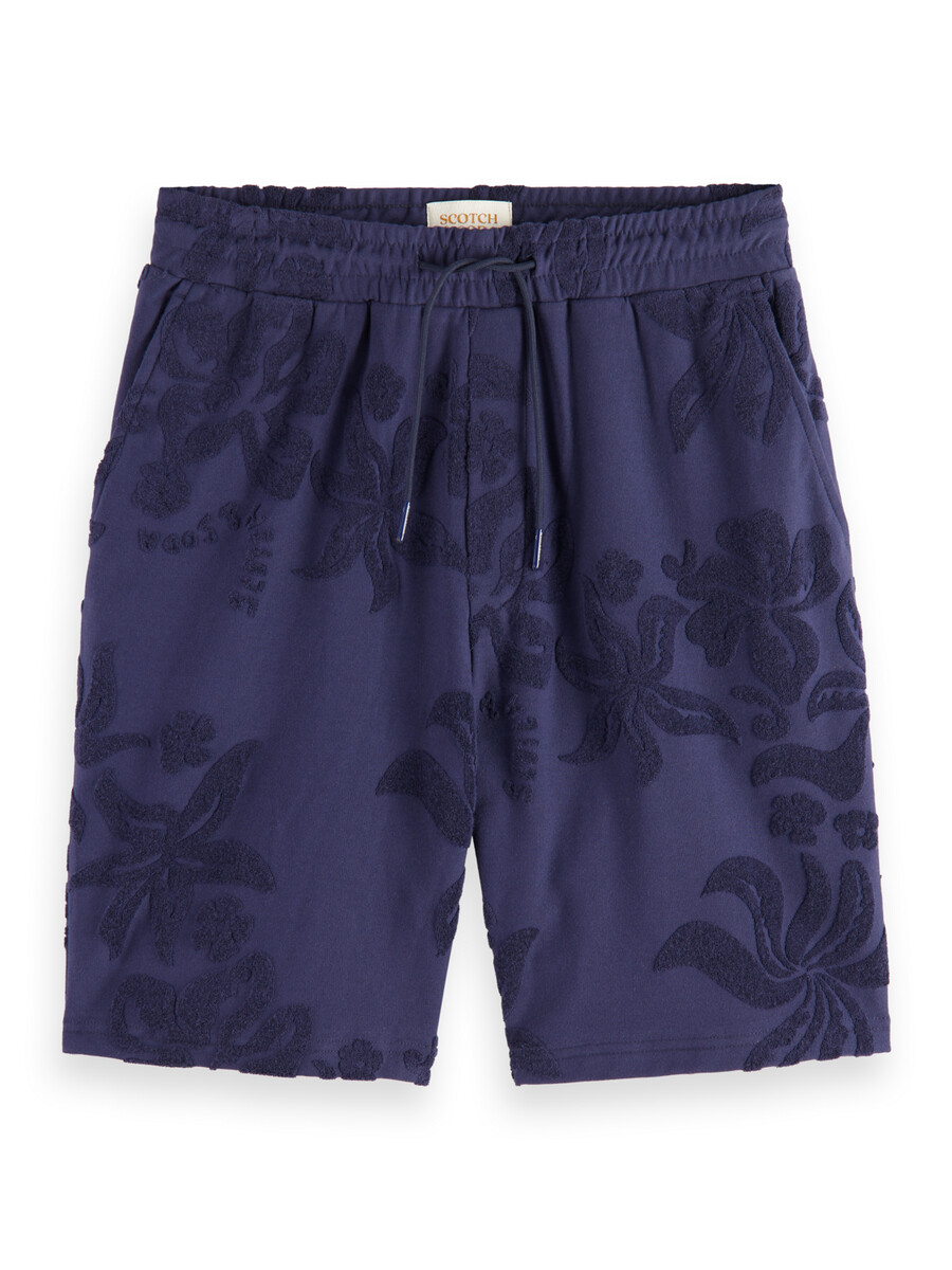 jacquard-frottee-shorts
