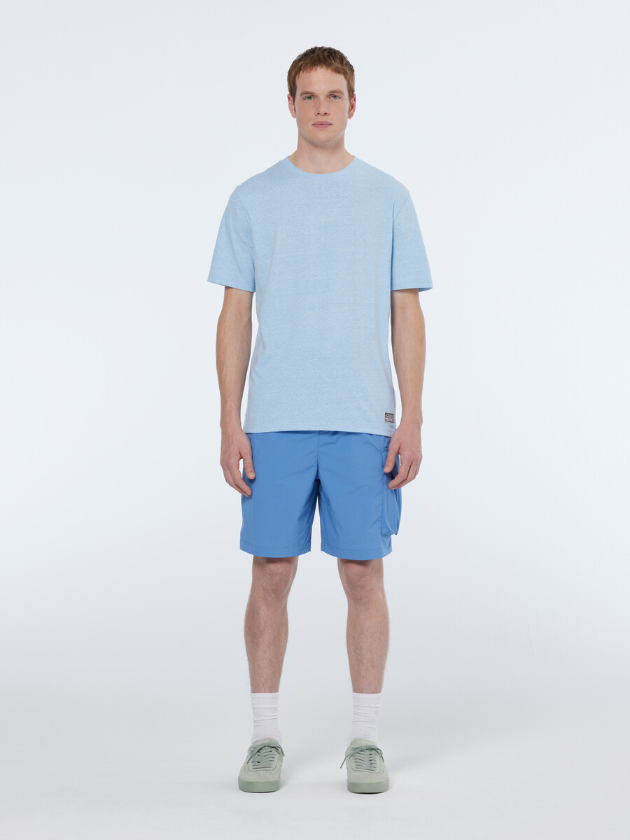 leichte nylon-cargoshorts mit lockerer passform