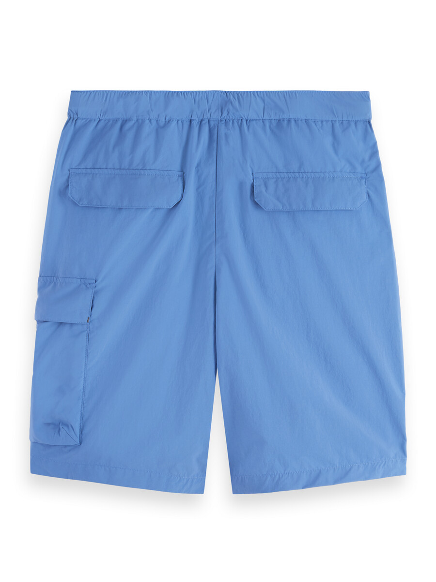 leichte nylon-cargoshorts mit lockerer passform