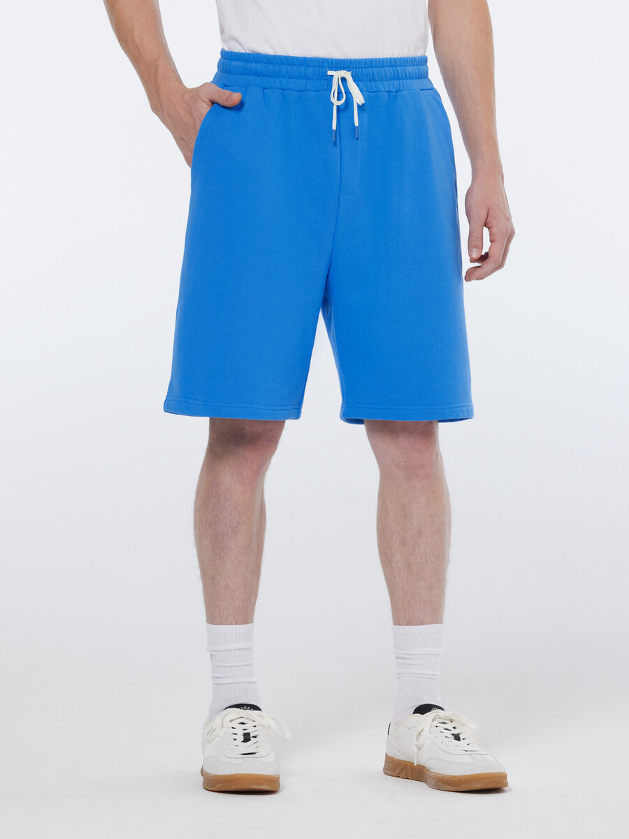 logo badge regular fit sweatshort