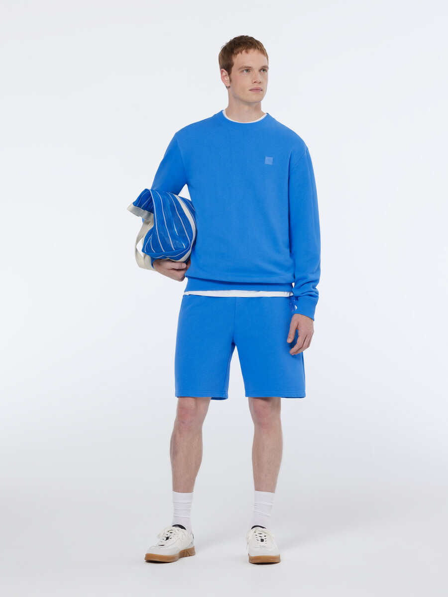 logo badge regular fit sweatshort