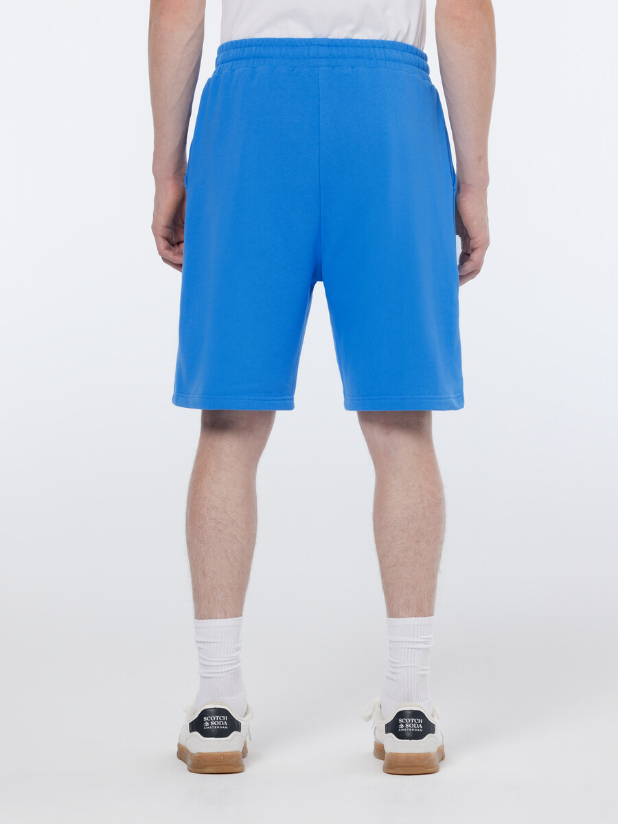 logo badge regular fit sweatshort