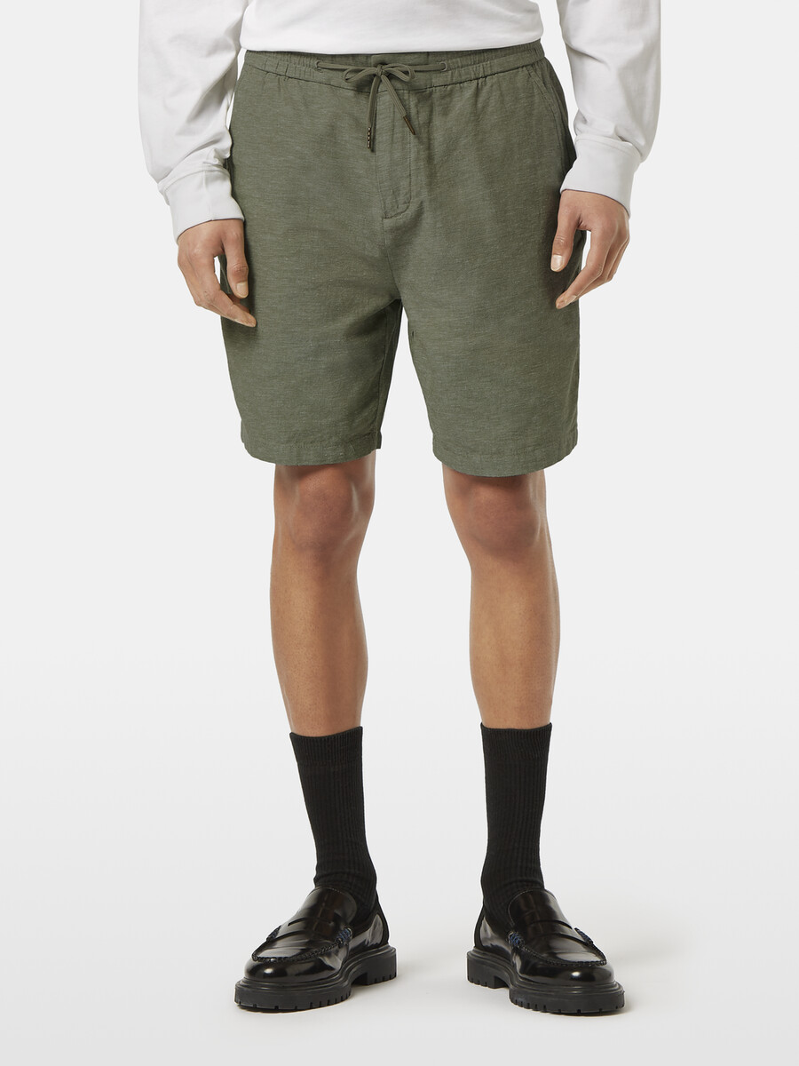 lieblings-bermuda aus baumwoll-leinen-twill