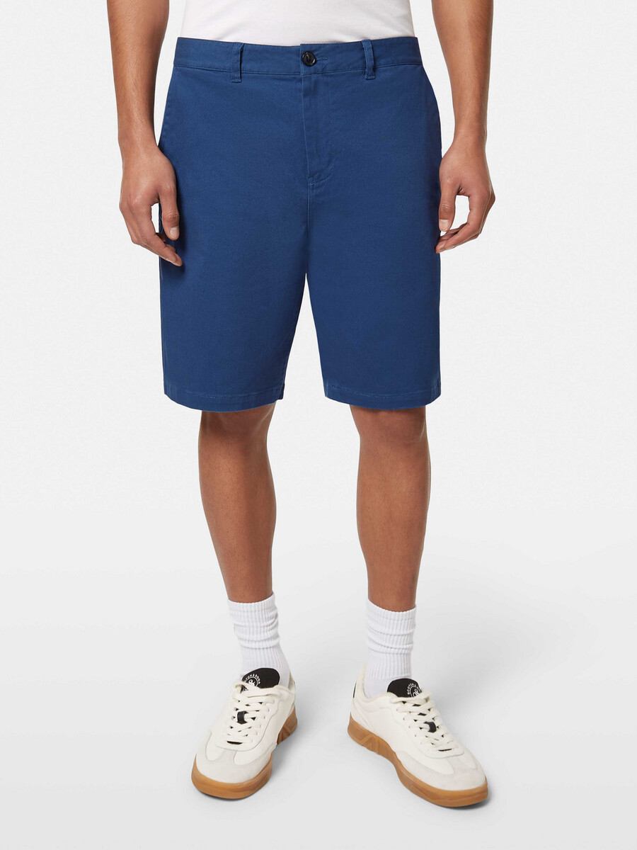 stuart chino-shorts aus gewaschenem baumwollmischgewebe