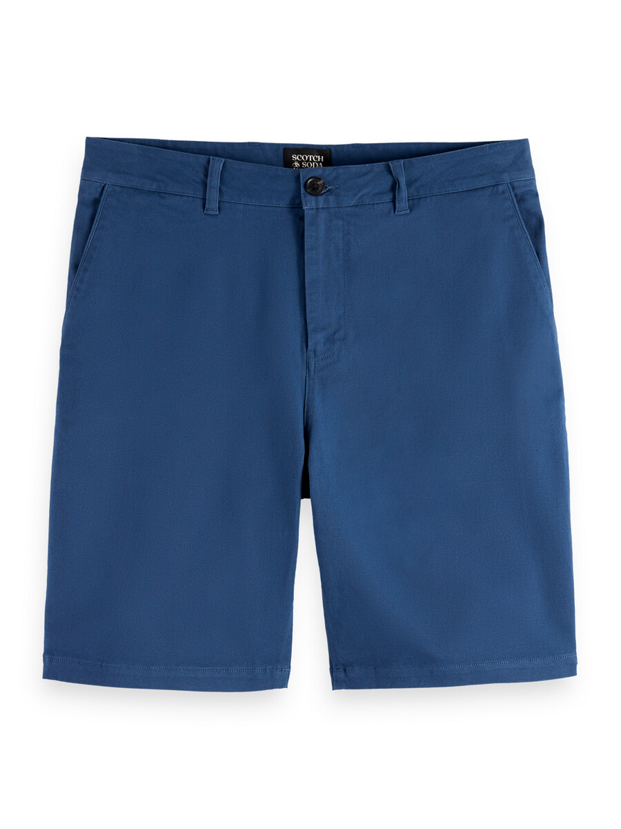 stuart chino-shorts aus gewaschenem baumwollmischgewebe