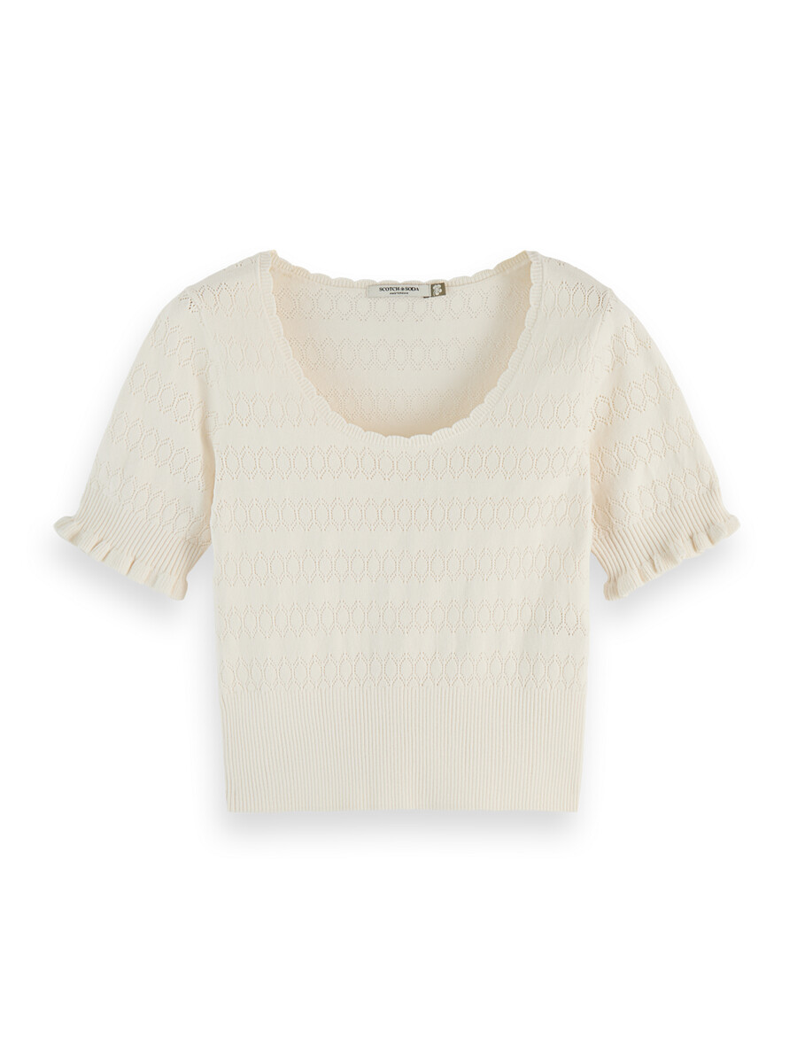 pointelle-strickoberteil