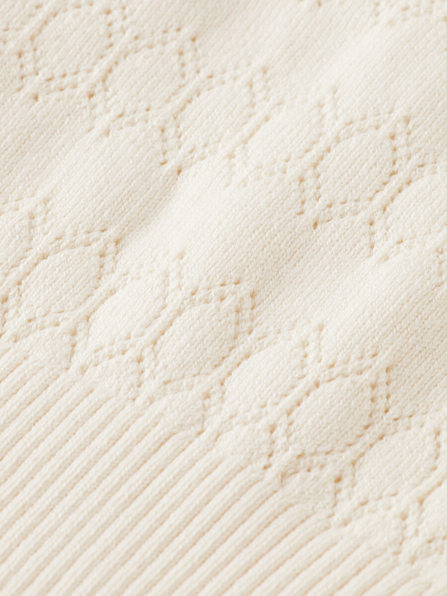 pointelle-strickoberteil