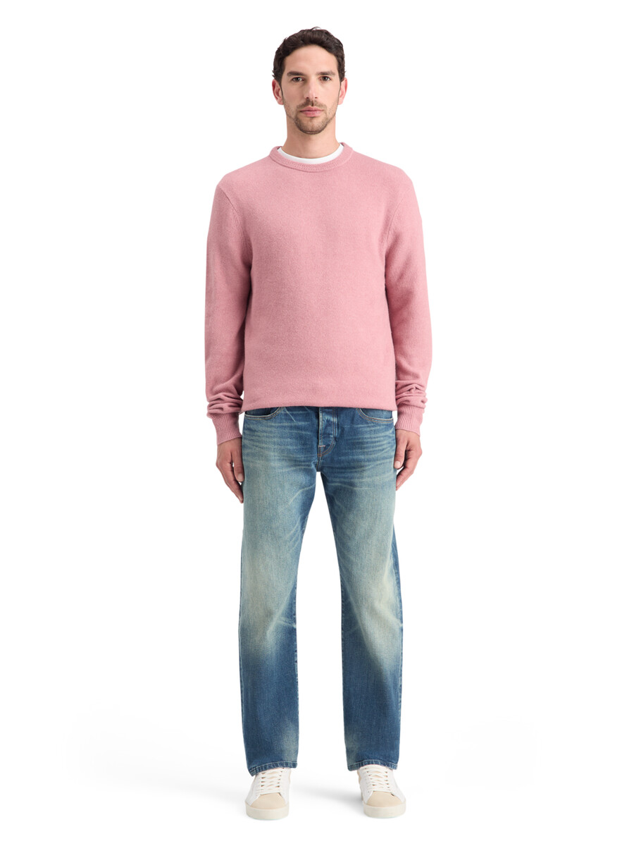 normal geschnittener weicher strickpullover