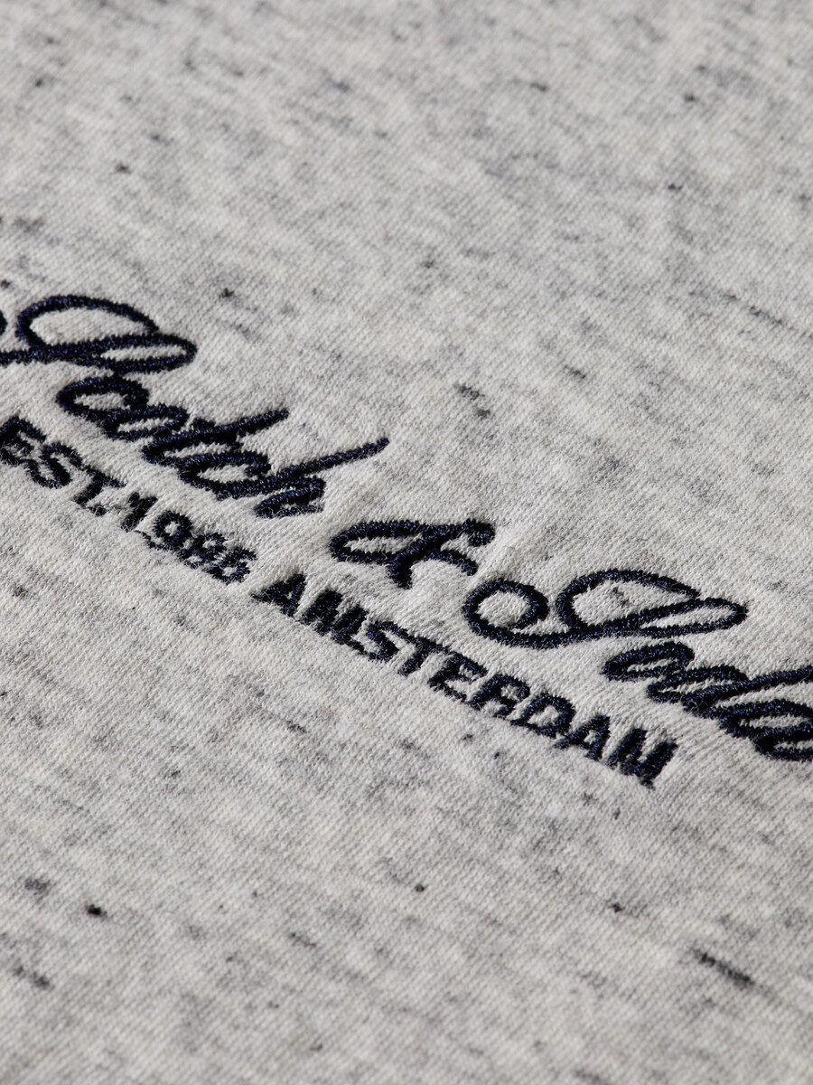 logo-t-shirt mit lockerer passform