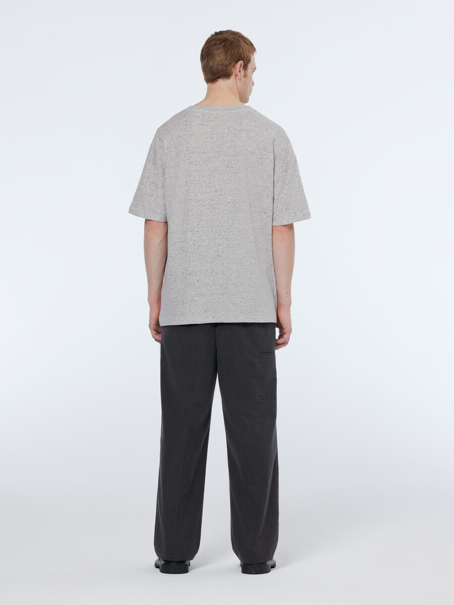 logo-t-shirt mit lockerer passform