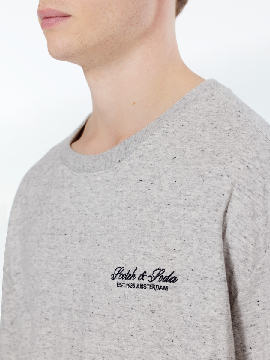 logo-t-shirt mit lockerer passform