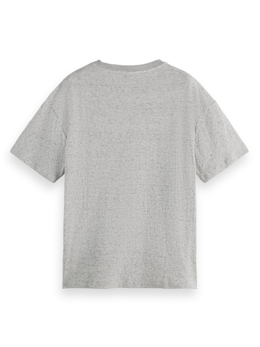 logo-t-shirt mit lockerer passform