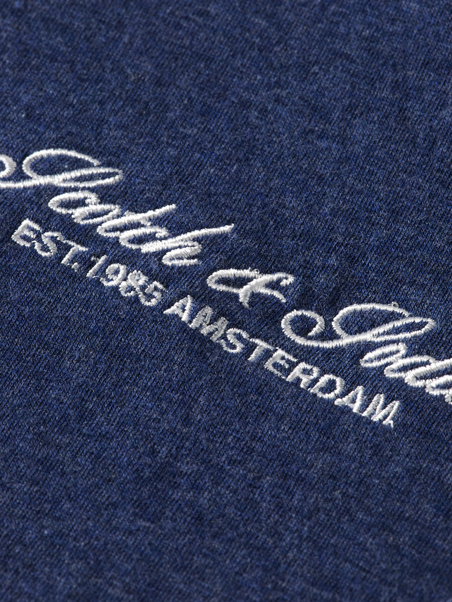 logo-t-shirt mit lockerer passform