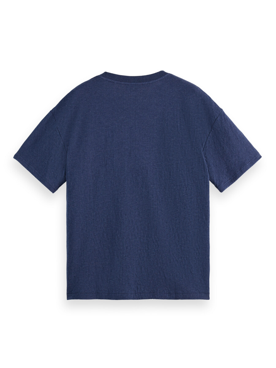 logo-t-shirt mit lockerer passform